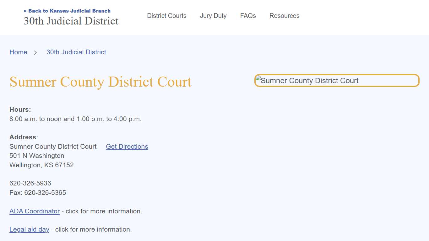 Kansas 30th Judicial District - KS Courts